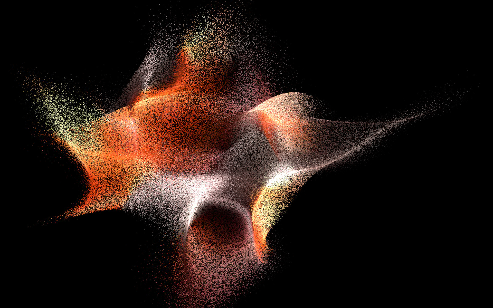 2024 - Genuary 01 - lots of particles - generative design